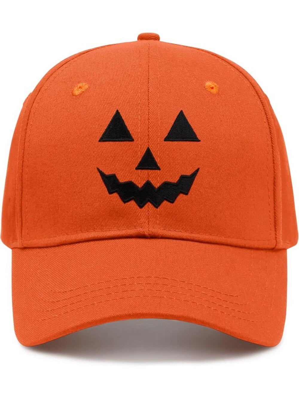 🎃 Unisex Halloween Orange Trucker Embroidered Adjustable Washable Baseball Caps